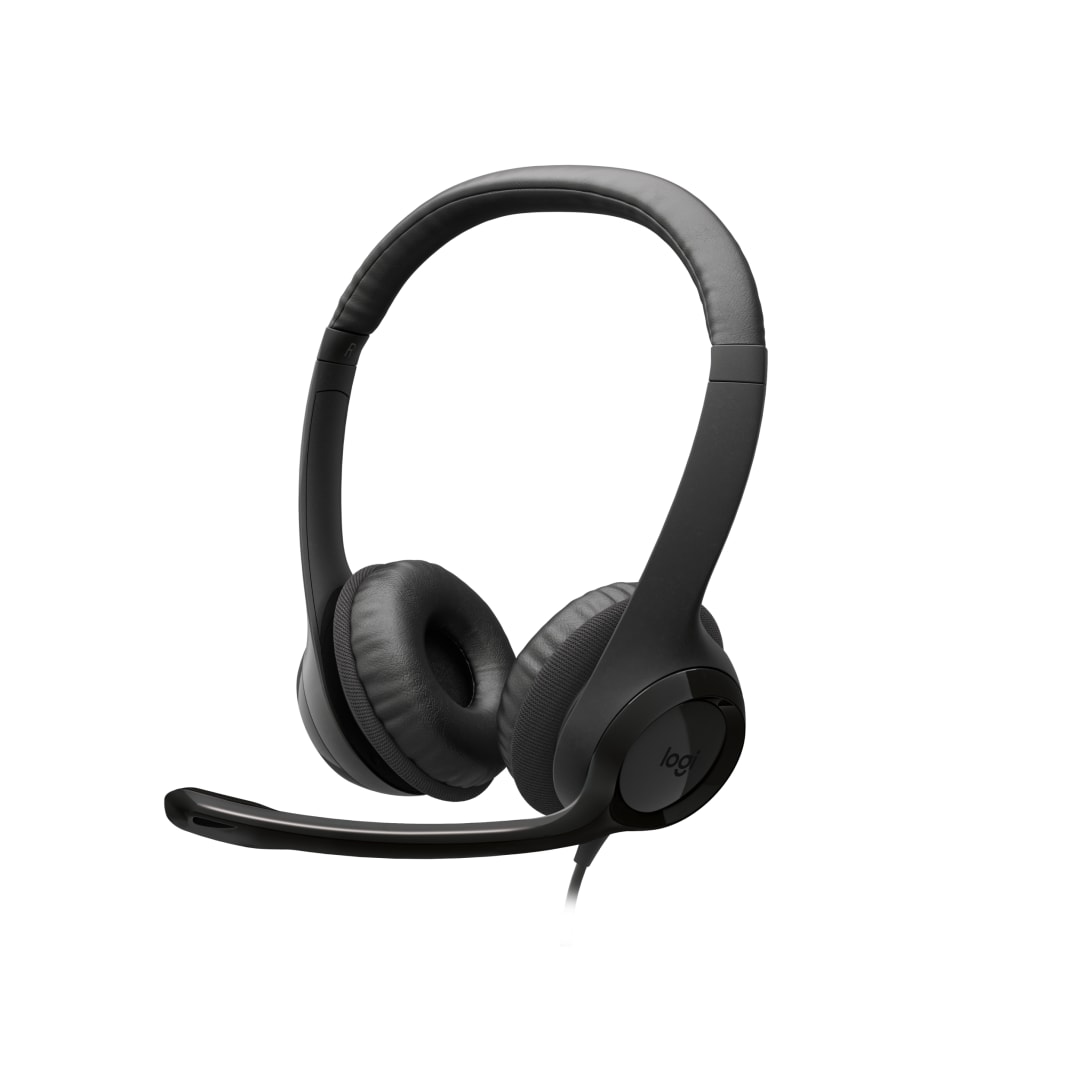 Logitech H390 Wired USB Headset with Noise-Cancelling Microphone and In-Line Controls | HEADPHONES & SPEAKER - Server Zone | Official UAE Supplier | View 1
