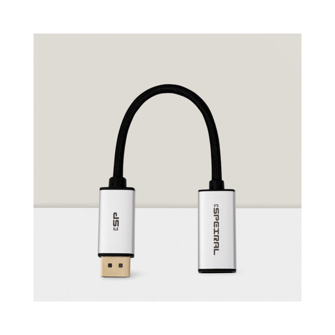 Speiral DisplayPort (DP) to HDMI Converter Adapter Cable - SPDHA | Uncategorized - Server Zone | Official UAE Supplier | View 1