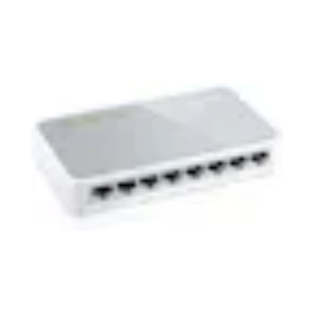 TP-Link TL-SF1008D 8-Port 10/100Mbps Desktop Unmanaged Switch | NETWORK SWITCH 100 MBPS - Server Zone | Official UAE Supplier | View 1