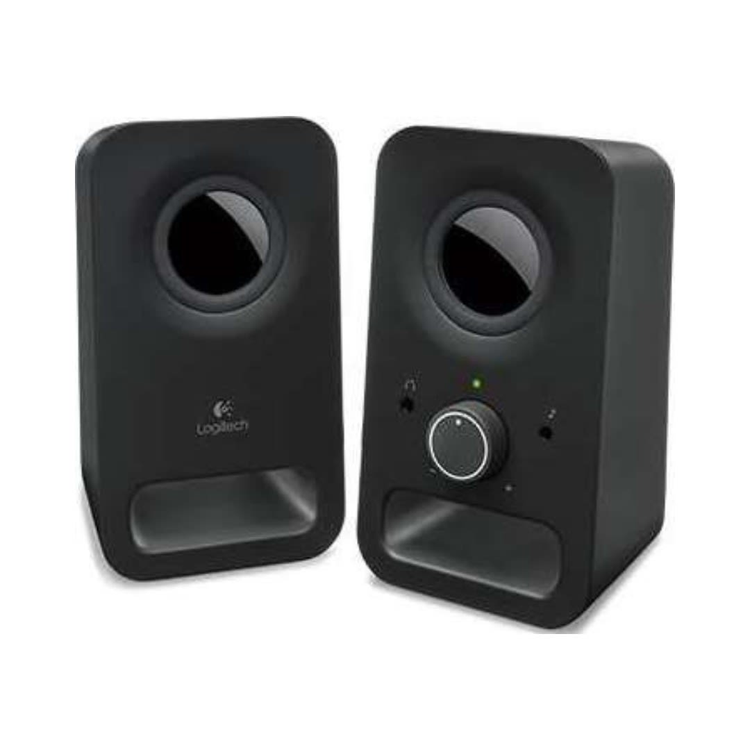 Logitech Z150 Multimedia Speakers, 2.0 Stereo, 6W Peak Power, Dual 3.5mm Inputs | Uncategorized - Server Zone | Official UAE Supplier | View 1