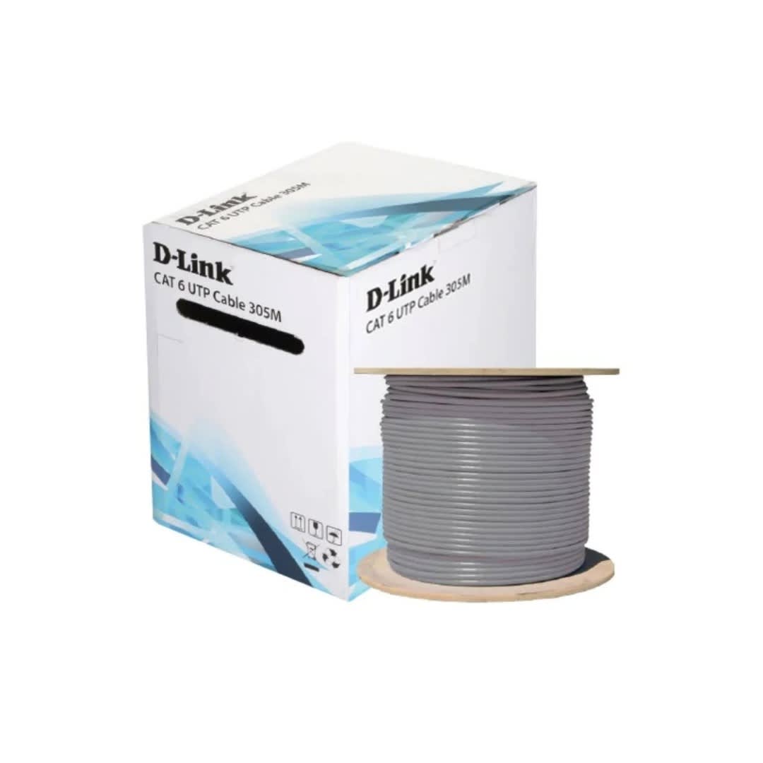 D-Link Cat6 UTP 24 AWG Solid Cable - 305 Meter Roll (NCB-C6UGRYR-305-24) | Uncategorized - Server Zone | Official UAE Supplier | View 1