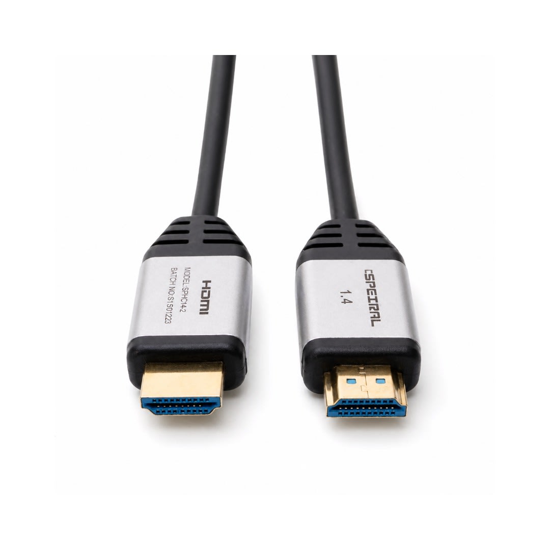 Speiral HDMI Cable 1.4v High Speed - 1 Meter | 4K 30Hz Support-SPHC141 | Uncategorized - Server Zone | Official UAE Supplier | View 1