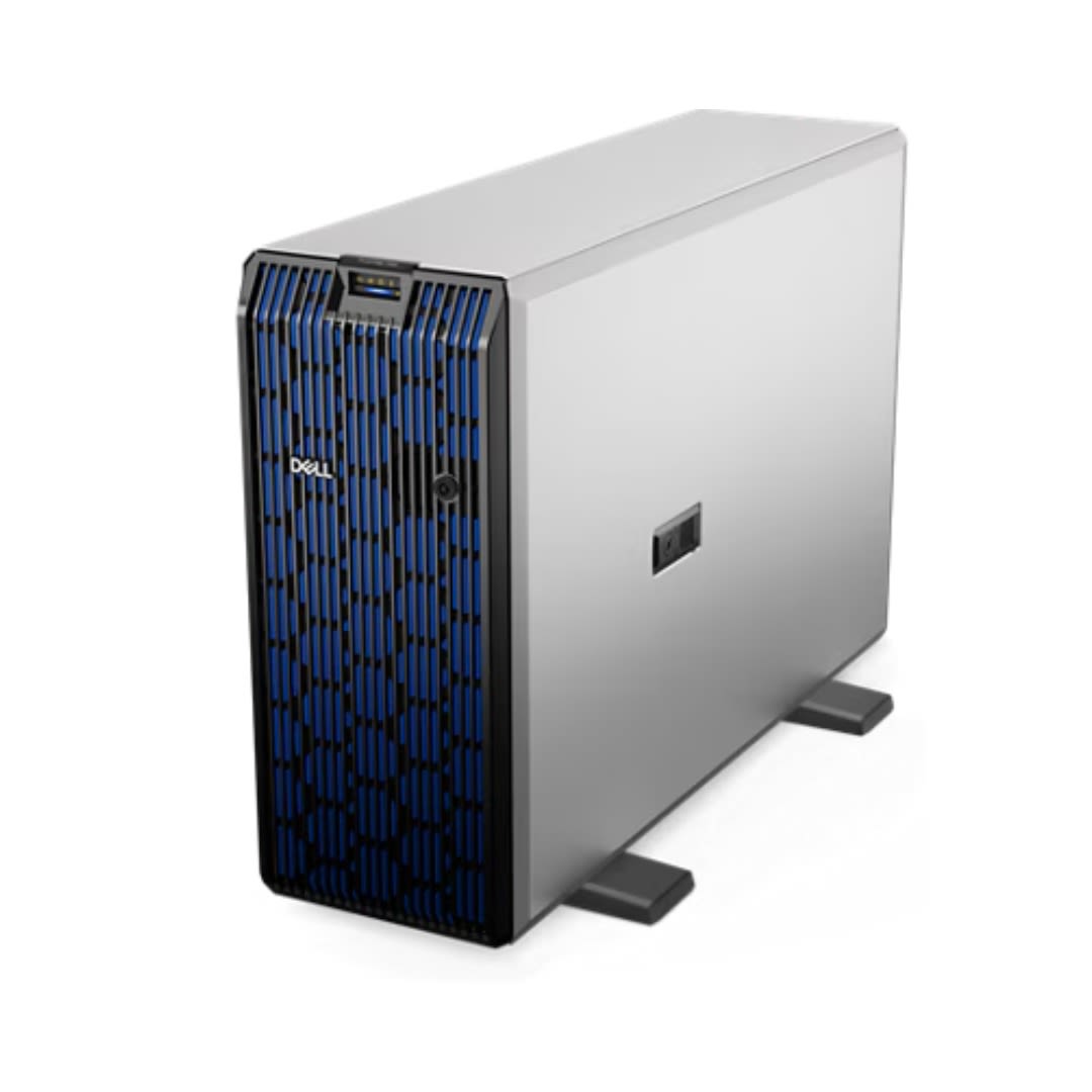 DELL PowerEdge T560 Tower Server - Intel Xeon Silver 4510, 16GB DDR5, 2.4TB SAS HDD, PERC H755, Dual 700W PSU, iDRAC9 Enterprise, 3Yr Warranty | 187 - Server Zone | Official UAE Supplier | View 1