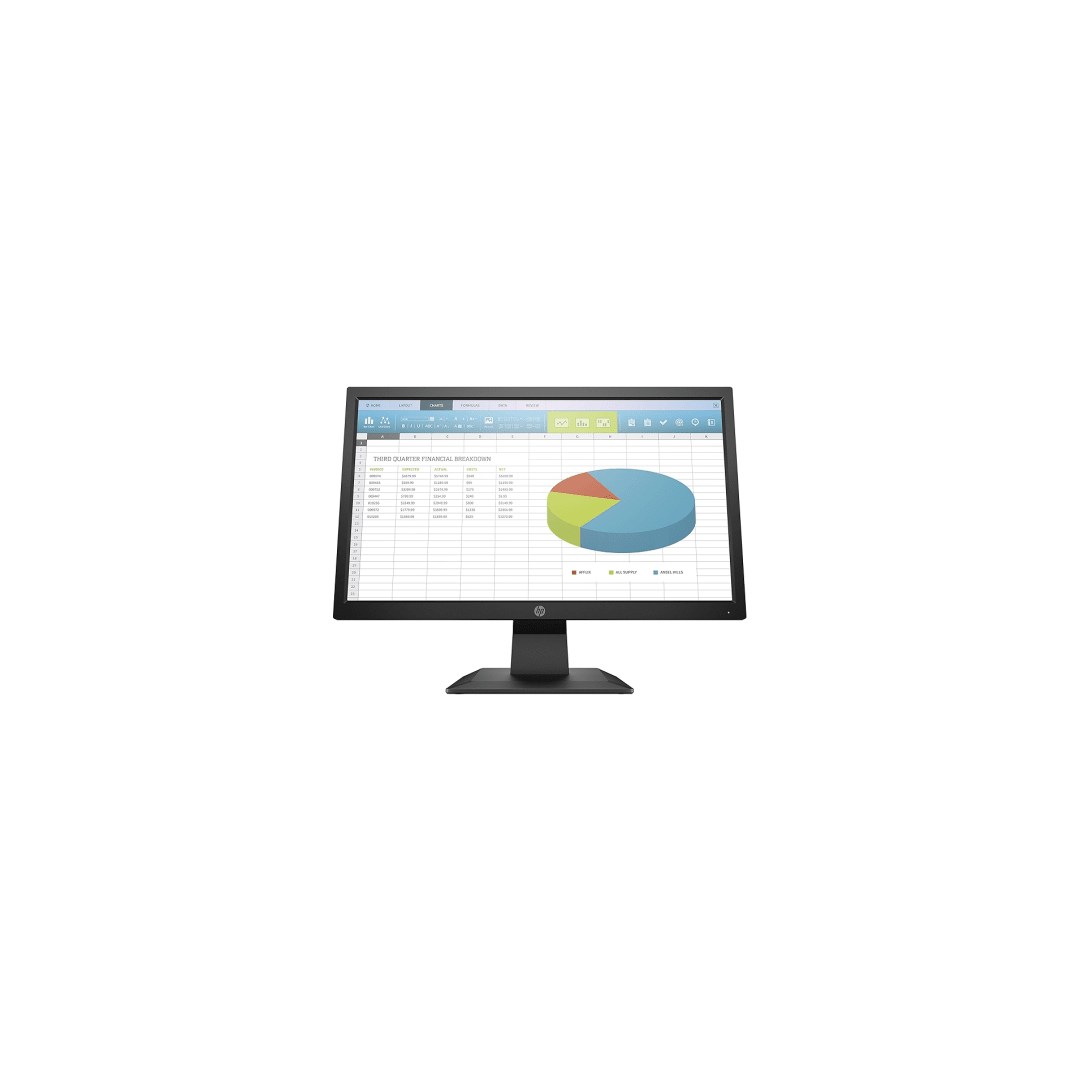 HP P204v 19.5-inch HD+ LED Backlit TN Monitor | MONITER - Server Zone | Official UAE Supplier | View 4