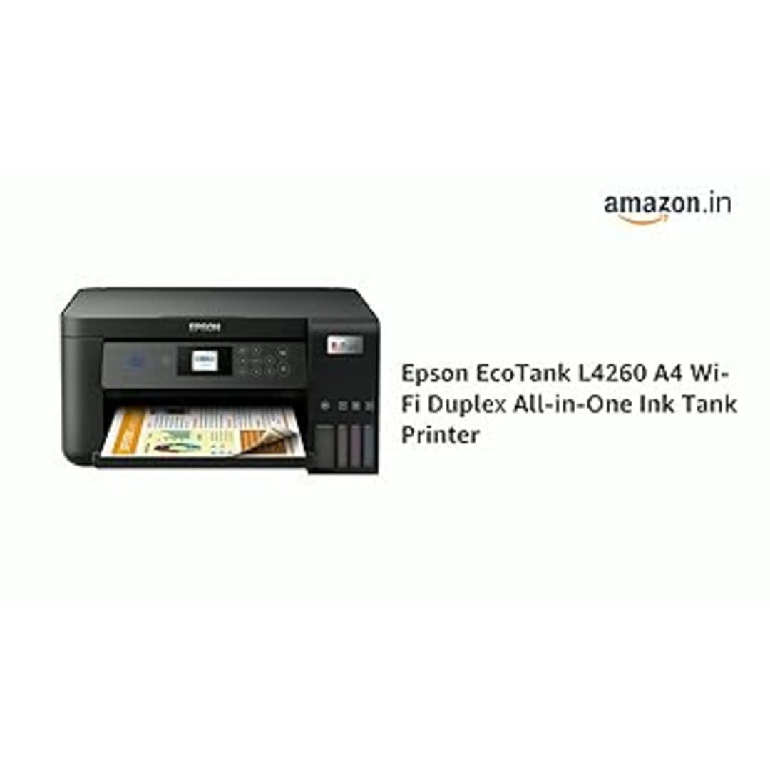 Epson EcoTank L4260 All-in-One Wi-Fi Duplex Ink Tank Printer with ADF, Black | INK TANK - Server Zone | Official UAE Supplier | View 8