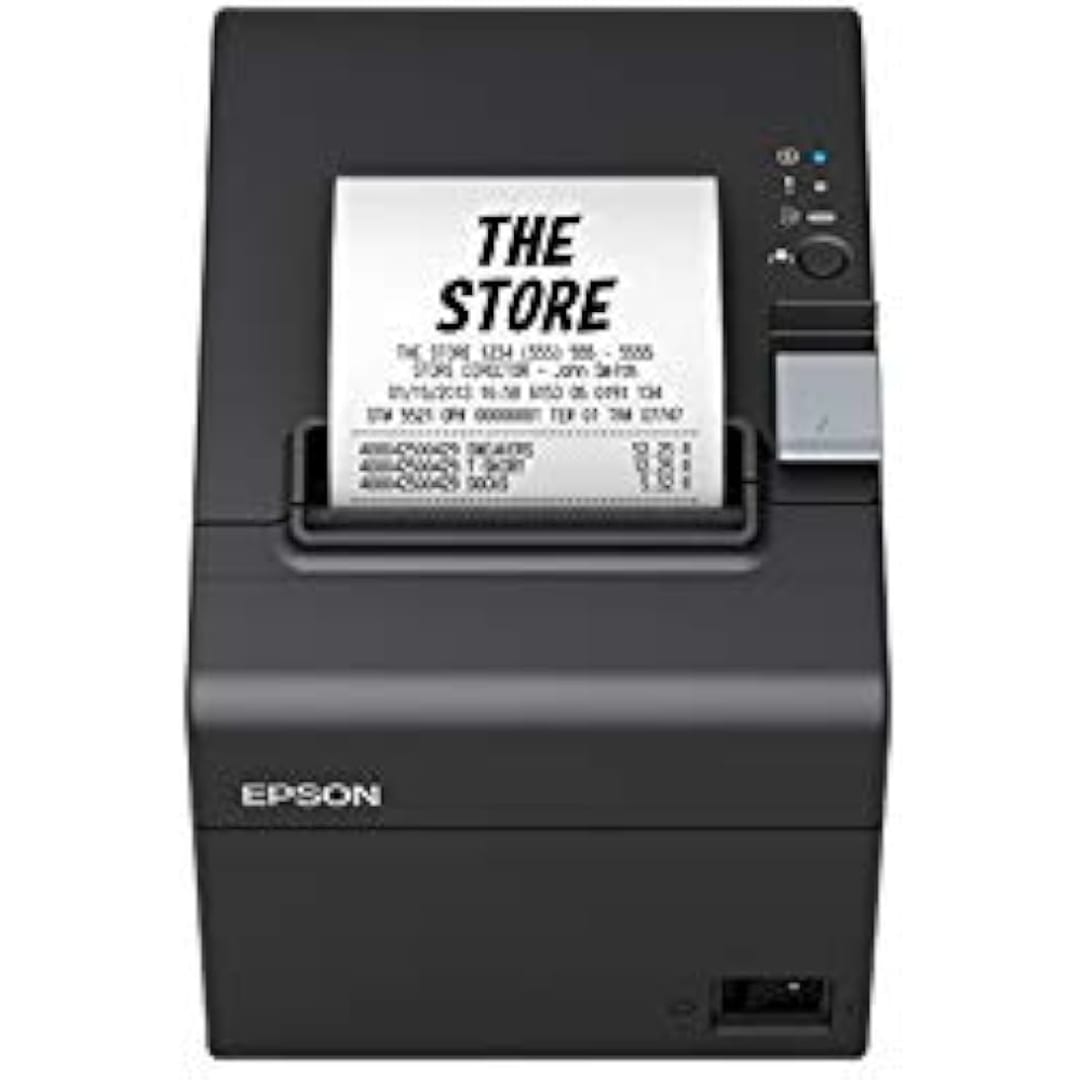 Epson TM-T20III (012O) Ethernet Thermal POS Receipt Printer | RECEIPT PRINTER - Server Zone | Official UAE Supplier | View 4