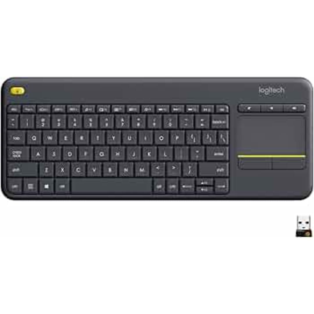 Logitech K400 Plus Wireless Touch Keyboard with Integrated Touchpad for PC and Smart TV | KEYBOARD WIRELESS - Server Zone | Official UAE Supplier | View 8