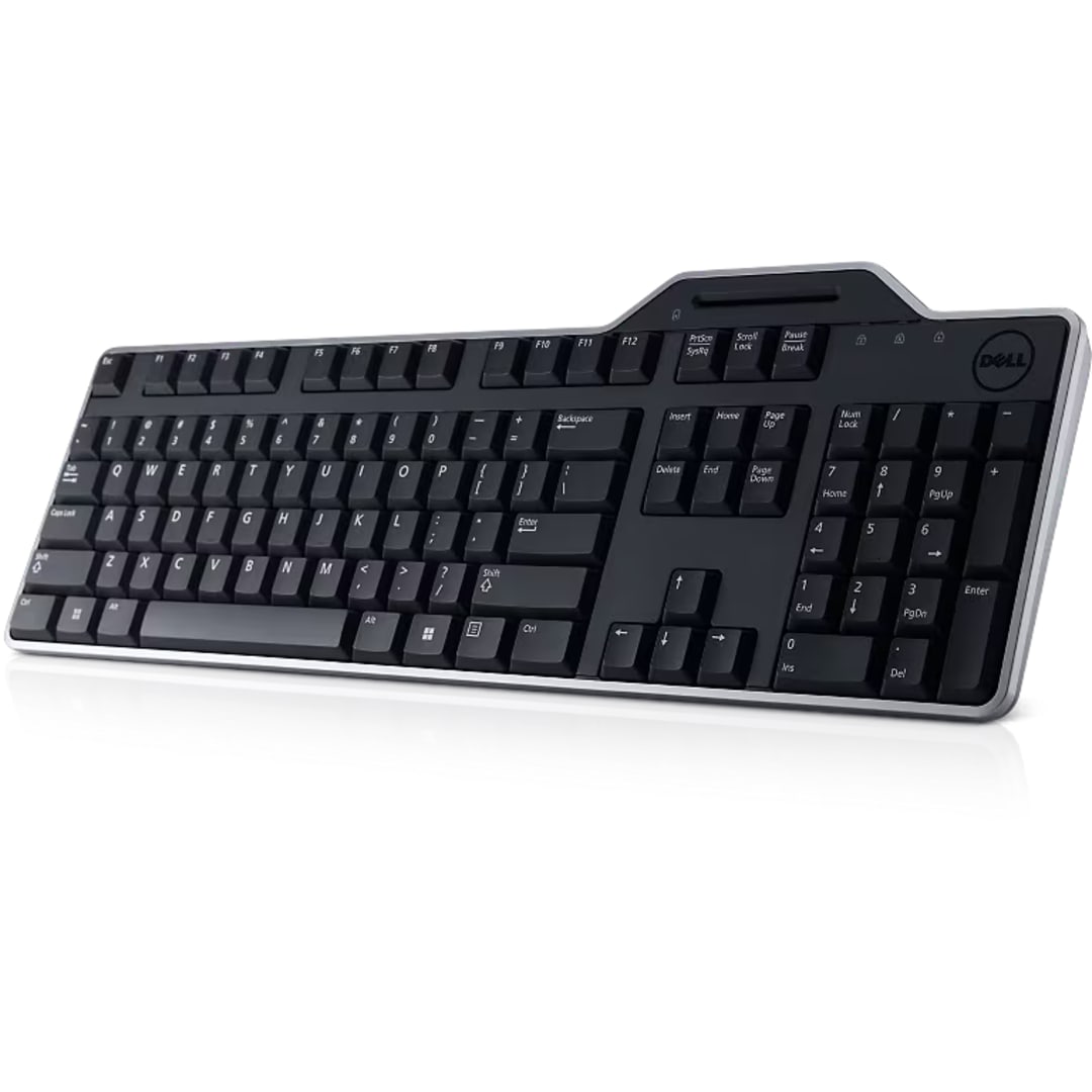 Dell KB813 Smart Card USB Keyboard - Enhanced Security | smart cart | smart card keybord - Server Zone | Official UAE Supplier | View 3