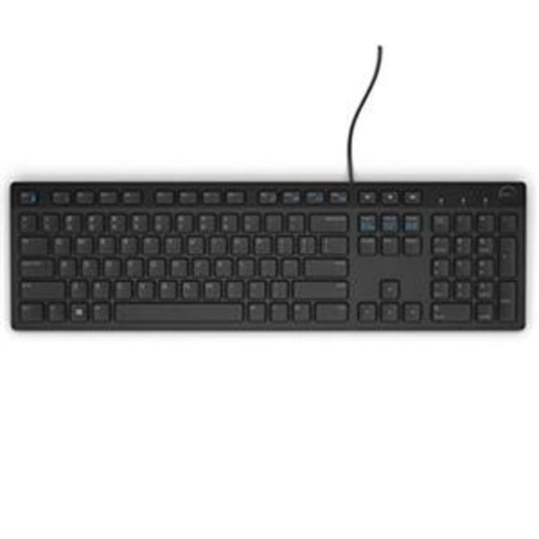 Dell KB216 Wired USB Full-Size Spill-Resistant Keyboard - Black | KEYBOARD WIRED - Server Zone | Official UAE Supplier | View 3