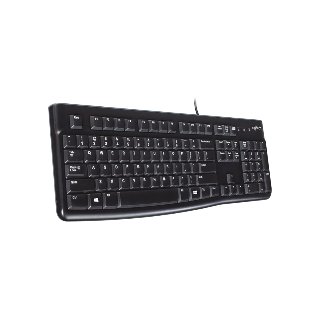 Logitech K120 USB Wired Full-Size Spill-Resistant Keyboard | KEYBOARD WIRED - Server Zone | Official UAE Supplier | View 4