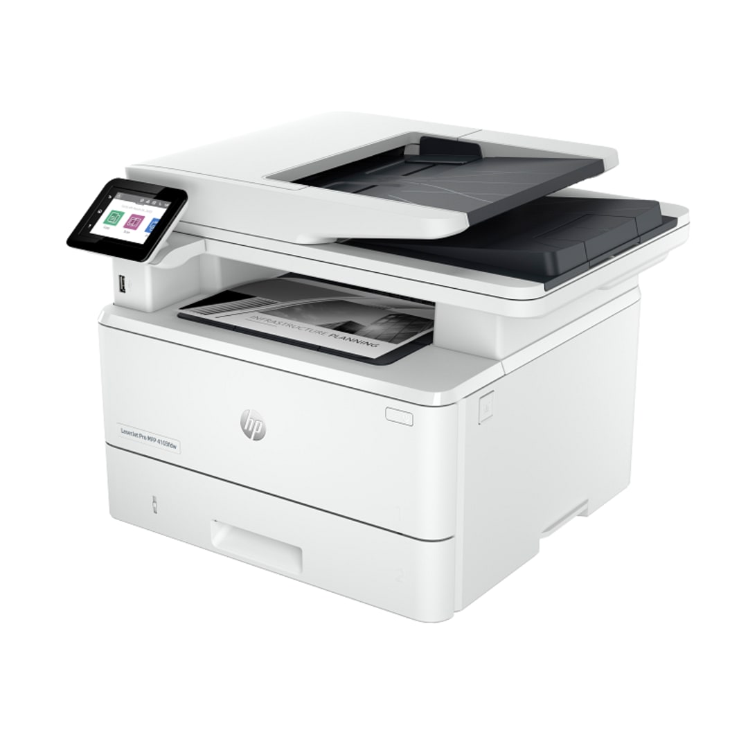 HP LaserJet Pro MFP 4103fdw Wireless All-in-One Monochrome Laser Printer with ADF, Up to 42 ppm | LASER JET - Server Zone | Official UAE Supplier | View 2