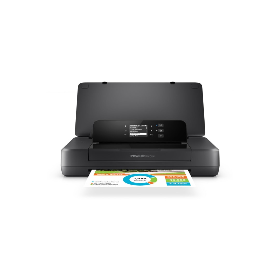 HP OfficeJet 202 Wireless Color Portable Mobile Inkjet Printer | Portable printer - Server Zone | Official UAE Supplier | View 2