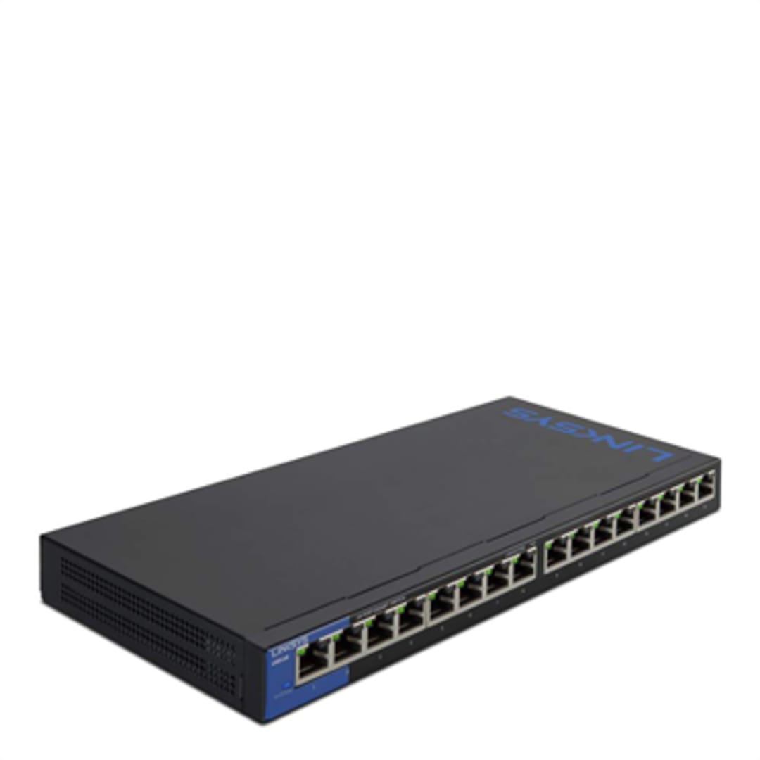 Linksys LGS116 16-Port Gigabit Ethernet Unmanaged Network Switch | NETWORK SWITCH 100 MBPS - Server Zone | Official UAE Supplier | View 4