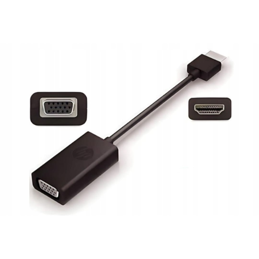 HP HDMI to VGA Adapter Converter - 1080p High-Definition Video Solution | CABLES&ADAPTOR - Server Zone | Official UAE Supplier | View 3