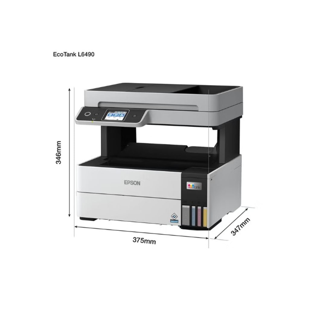 Epson EcoTank ET-6490 Wireless All-in-One Supertank Printer | Ecotank - Server Zone | Official UAE Supplier | View 2
