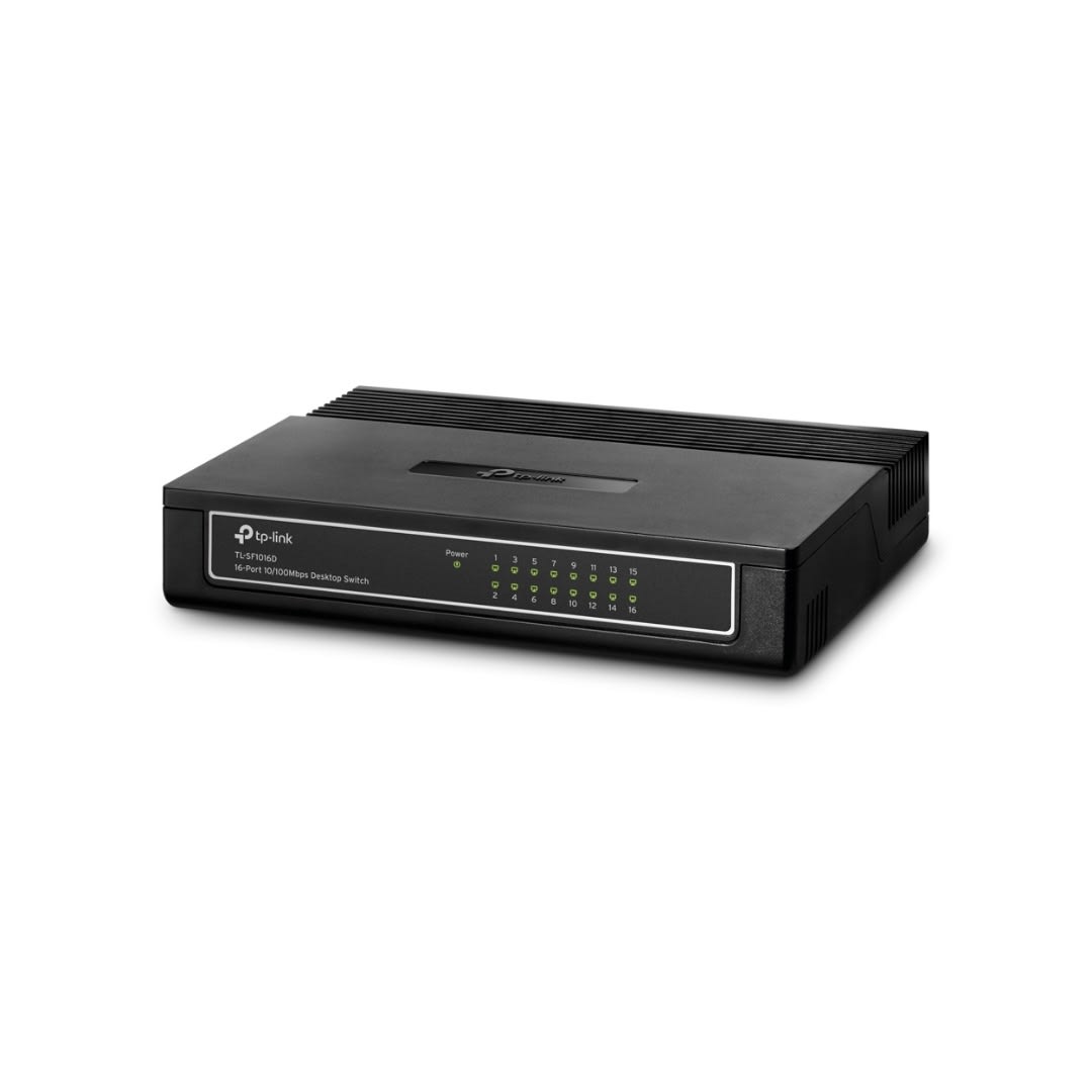 TP-Link TL-SF1016D 16-Port 10/100Mbps Desktop Ethernet Switch | NETWORK SWITCH 100 MBPS - Server Zone | Official UAE Supplier | View 2