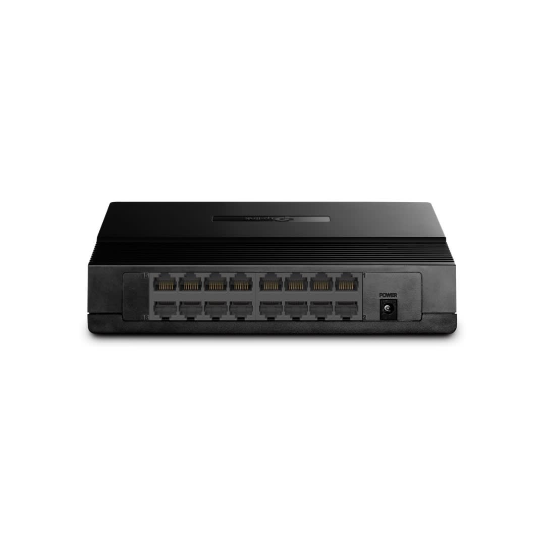 TP-Link TL-SF1016D 16-Port 10/100Mbps Desktop Ethernet Switch | NETWORK SWITCH 100 MBPS - Server Zone | Official UAE Supplier | View 3