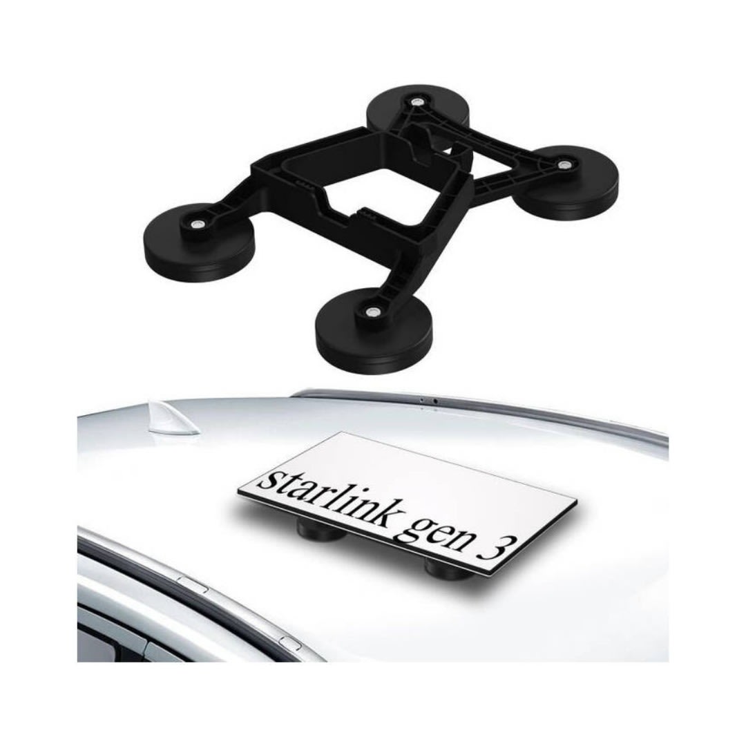 EDUP EH-ST011 Universal Starlink Magnetic & Suction Cup Heavy-Duty Mount - CNC Aluminum | Generic (Premium Aftermarket) | Uncategorized - Server Zone | Official UAE Supplier | View 3