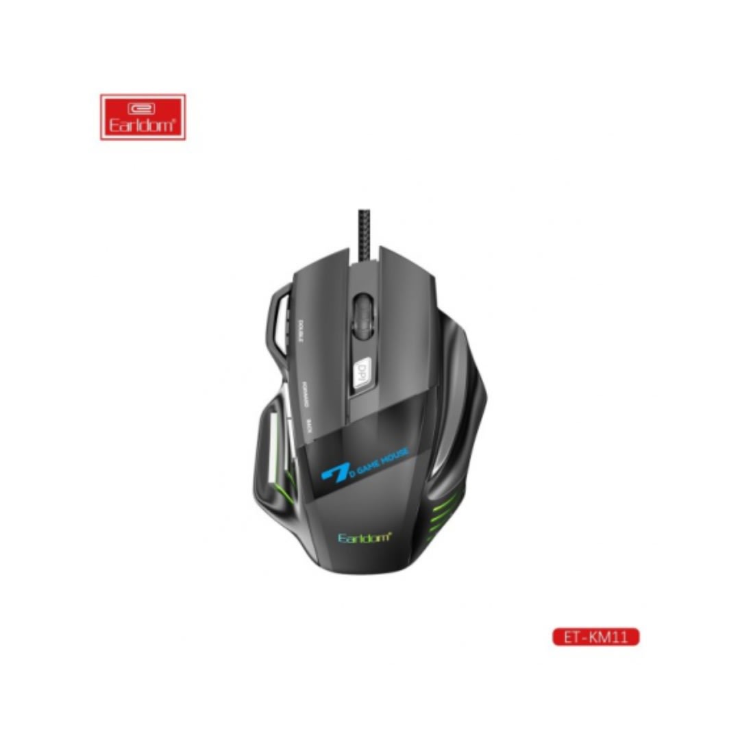 Earldom ET-KM11 7-Key RGB Wired Gaming Mouse 3200 DPI | Generic (Premium Aftermarket) | Uncategorized - Server Zone | Official UAE Supplier | View 2