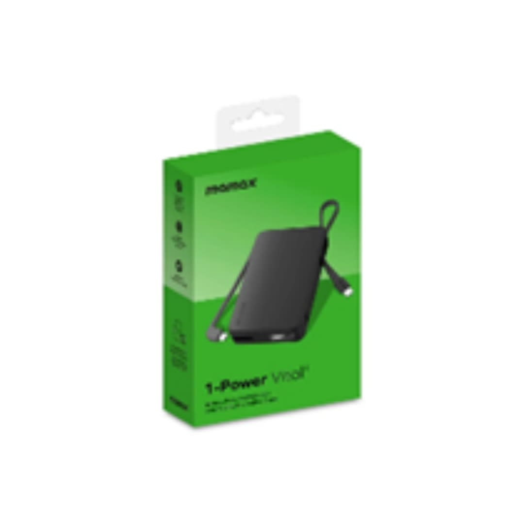 "MOMAX 1-POWER VITAL+ POWER BANK  20000MAH WITH DUAL BUILT-IN USB-C CABLE IP139D" | Generic (Premium Aftermarket) | Uncategorized - Server Zone | Official UAE Supplier | View 2