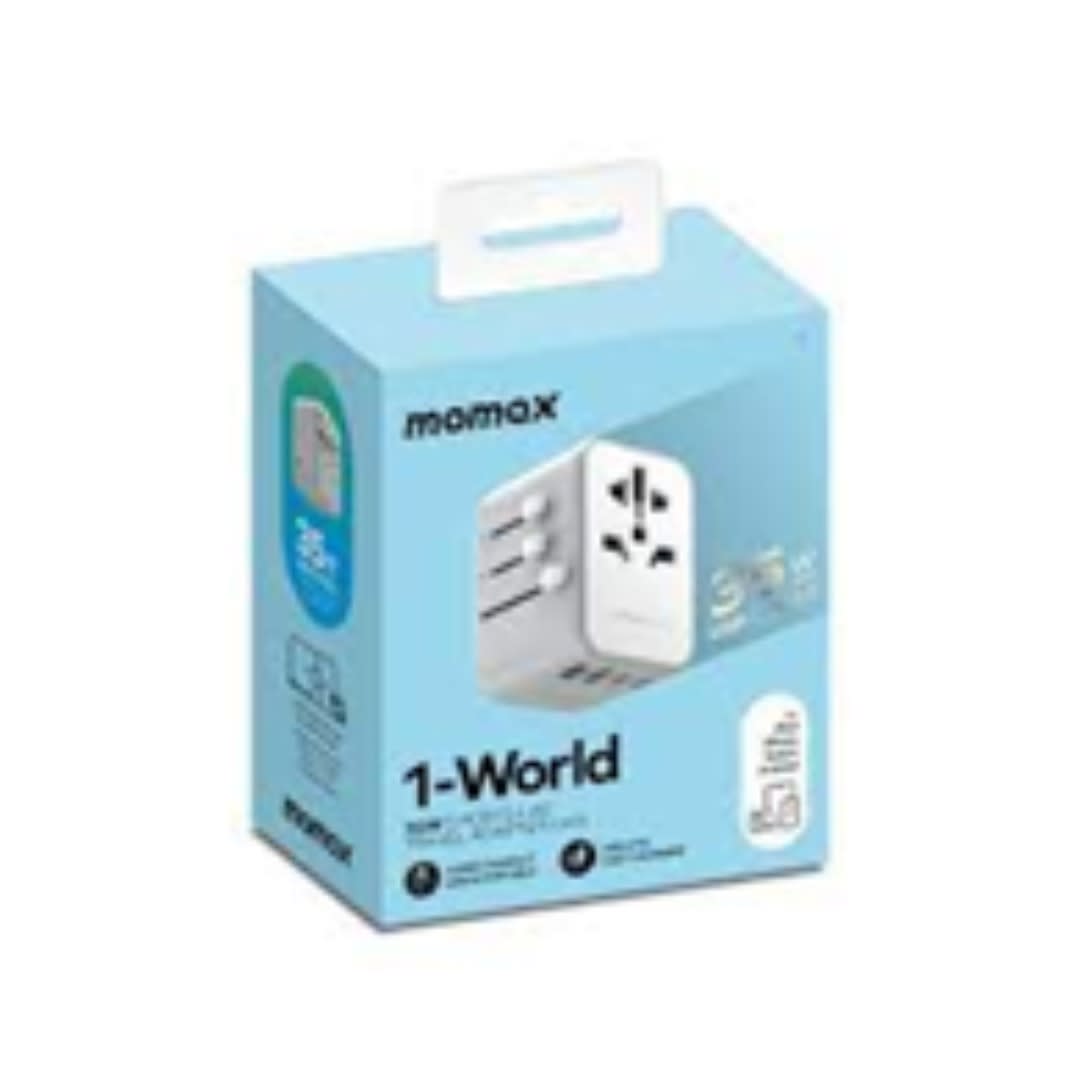 MOMAX 1-WORLD 35W 5-PORT+AC TRAVEL ADAPTER(UA9) - UA9W | Generic (Premium Aftermarket) | Uncategorized - Server Zone | Official UAE Supplier | View 2