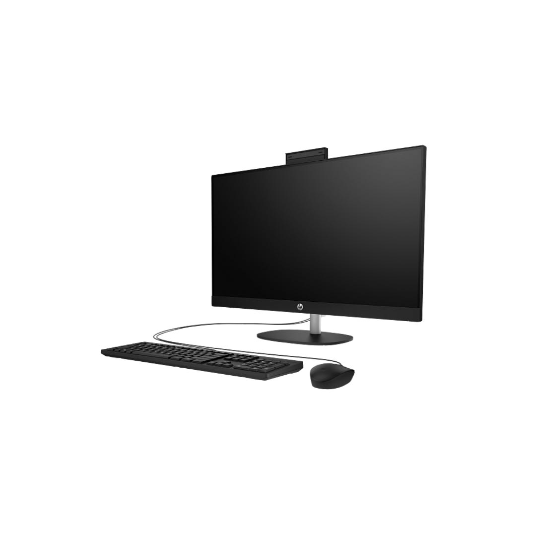 HP All-in-One 27-cr0155 Desktop, Intel Core i7-1355U, 8GB RAM, 512GB SSD, 27" FHD IPS Touchscreen, FreeDOS, Jet Black - A99BNEA#BH5 | Desktop All In One - Server Zone | Official UAE Supplier | View 3