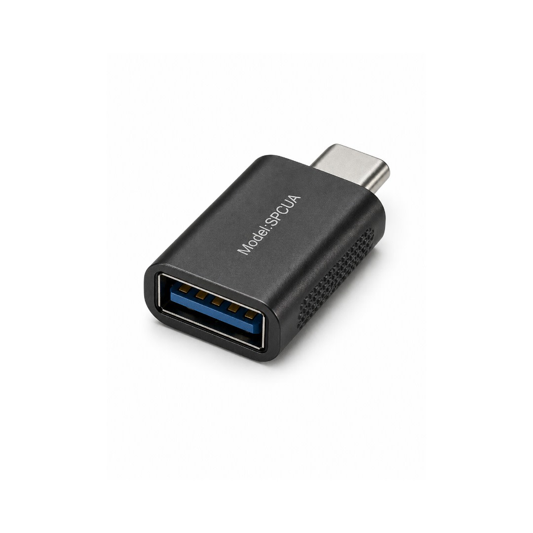 SPEIRAL Type-C to USB 3.0 Adapter - 6 Gbps High-Speed Data Transfer - Space Gray Aluminum-SPCUA | CABLES&ADAPTOR - Server Zone | Official UAE Supplier | View 2