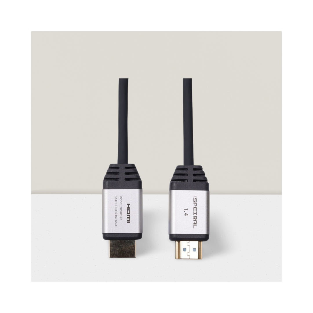 Speiral HDMI Cable 1.4v High Speed - 1 Meter | 4K 30Hz Support-SPHC141 | Uncategorized - Server Zone | Official UAE Supplier | View 2