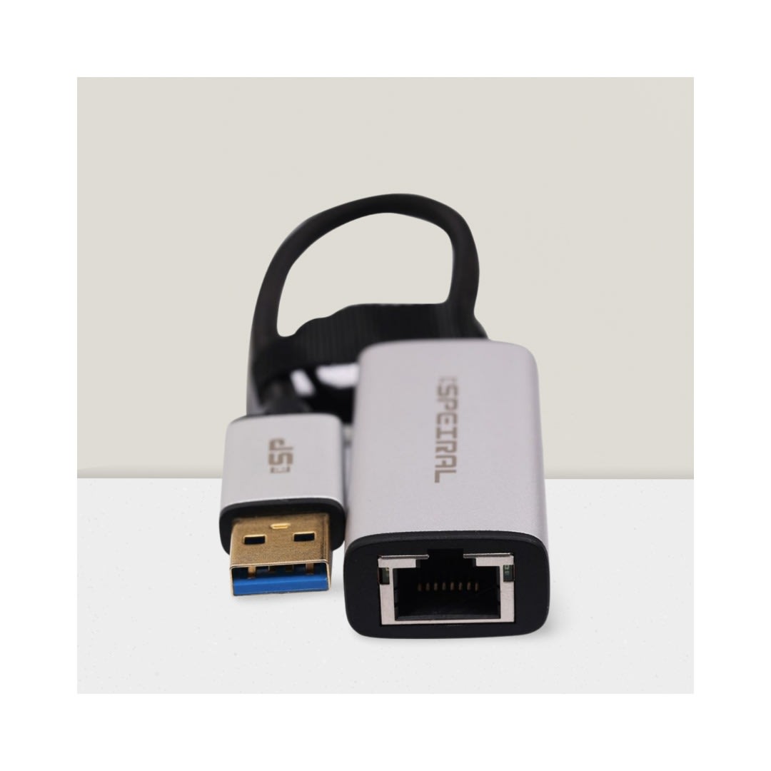 Speiral SPULA USB 3.0 to RJ45 Gigabit Ethernet Adapter 1000Mbps | Uncategorized - Server Zone | Official UAE Supplier | View 3