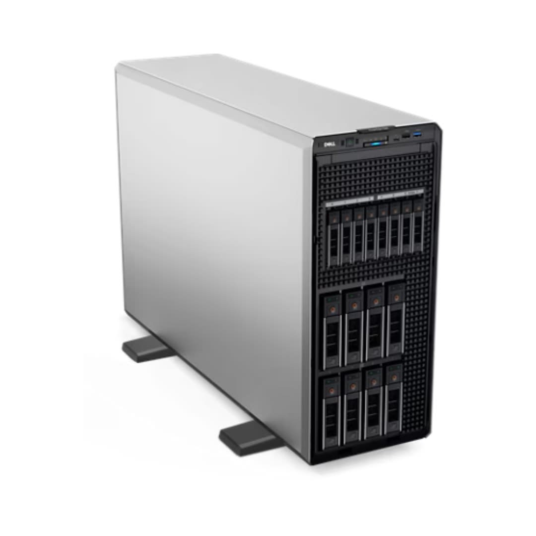 DELL PowerEdge T560 Tower Server - Intel Xeon Silver 4510, 16GB DDR5, 2.4TB SAS HDD, PERC H755, Dual 700W PSU, iDRAC9 Enterprise, 3Yr Warranty | 187 - Server Zone | Official UAE Supplier | View 4