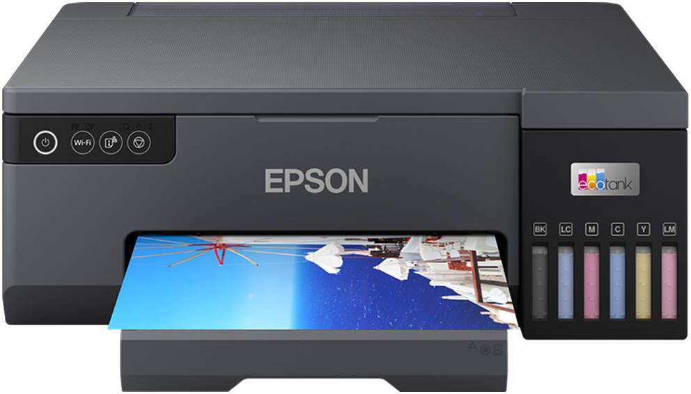 Buy EPSON EcoTank L8050 High Volume 6 Colour A4 Photo Printer, Print 10x15cm Borderless Photos, 5.760 x 1.440 DPI Resolution, 22 ppm Print Speed, Black | C11CK37405 in Dubai | Best Price at Server Zone UAE