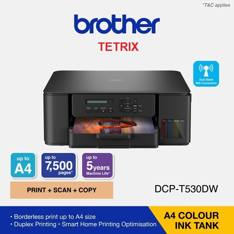 Brother DCP-T430W Wireless All-in-One Ink Tank Printer Gallery View 4 DCP-T430W