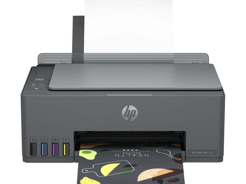 HP Smart Tank 581 All-in-One Wireless Color Ink Tank Printer Gallery View 4 Smart Tank 581