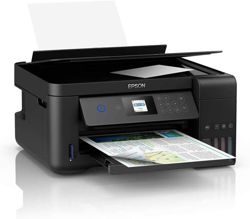 Epson EcoTank L4260 All-in-One Wi-Fi Duplex Ink Tank Printer with ADF, Black Gallery View 6 C11CJ63503