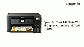 Epson EcoTank L4260 All-in-One Wi-Fi Duplex Ink Tank Printer with ADF, Black Gallery View 8 C11CJ63503