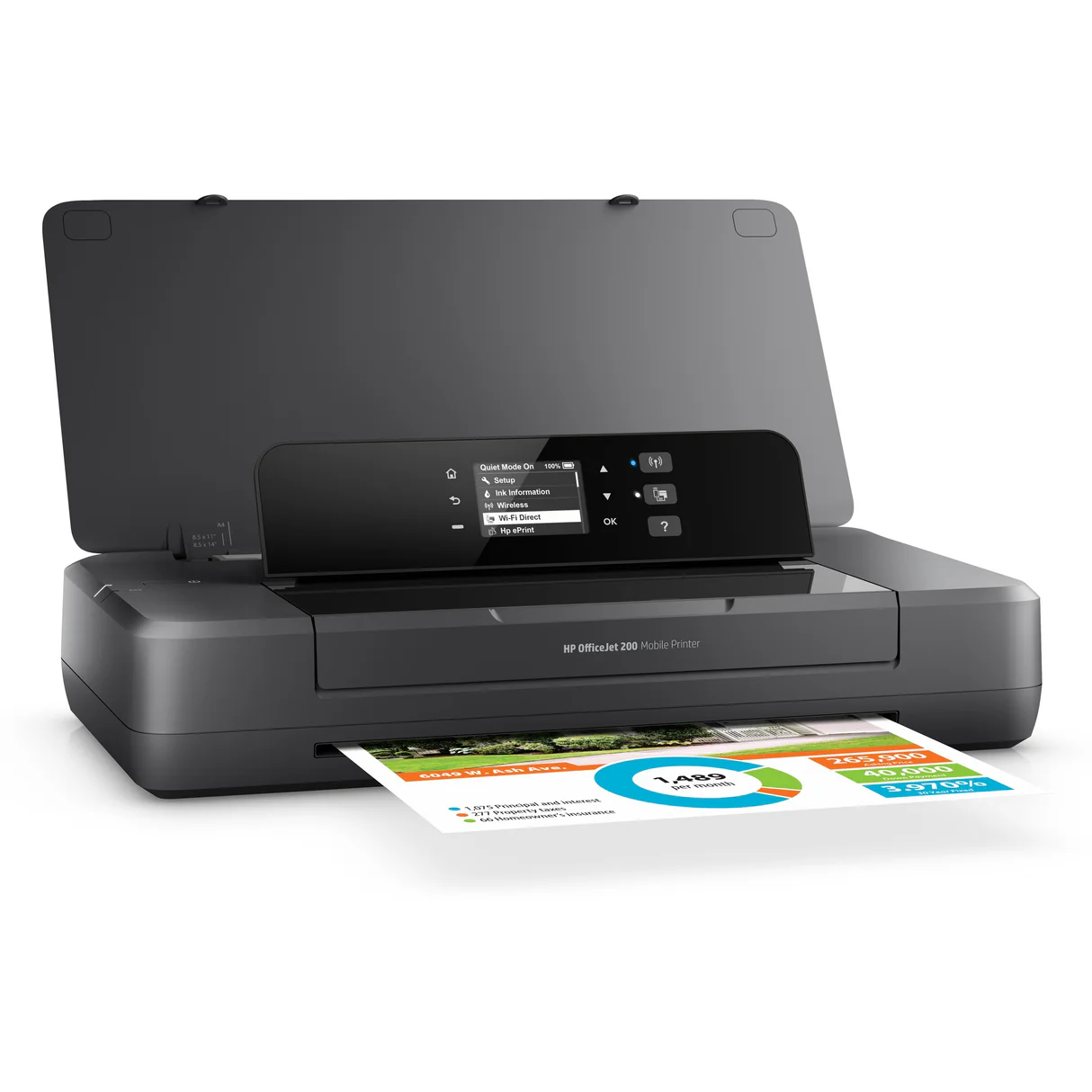 Buy HP OfficeJet 202 Mobile Printer - Portable Wireless Inkjet Printer with Battery in Dubai | Best Price at Server Zone UAE