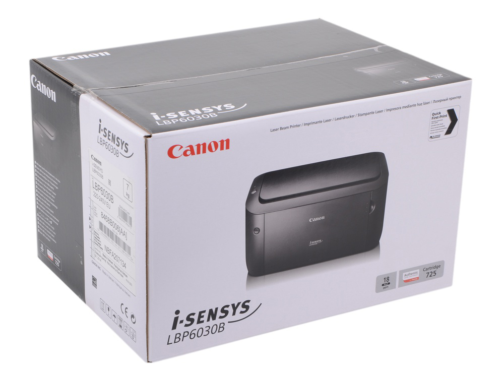 Canon i-SENSYS LBP6030B Monochrome Laser Printer for Home/Office Gallery View 4 LBP6030B