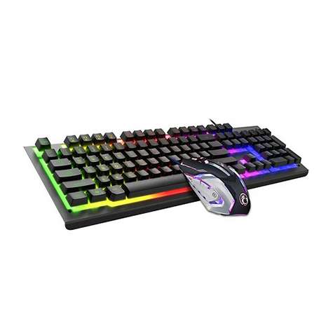 IMICE AK-900 Wired Gaming Keyboard with Rainbow LED Backlight - Black Gallery View 4 AK-900