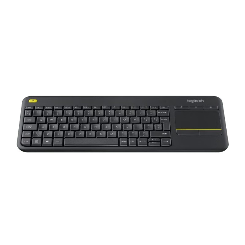 Logitech K400 Plus Wireless Touch Keyboard with Integrated Touchpad for PC/Smart TV Gallery View 2 K400 Plus