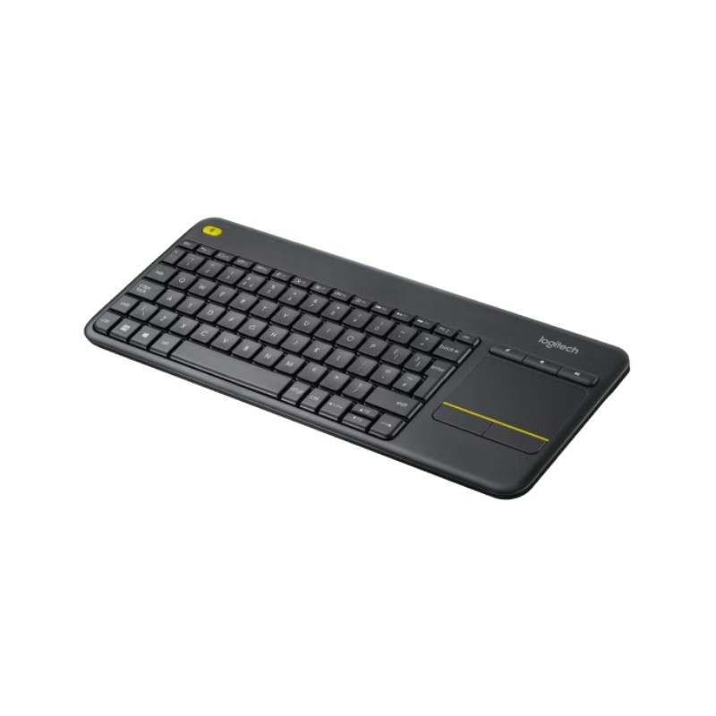 Logitech K400 Plus Wireless Touch Keyboard with Integrated Touchpad for PC/Smart TV Gallery View 3 K400 Plus