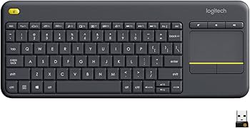 Logitech K400 Plus Wireless Touch Keyboard with Integrated Touchpad for PC and Smart TV Gallery View 6