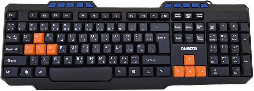 Oneezo Ozo-kb503 Wired USB Keyboard - Full-Size, Black Gallery View 3 Ozo-kb503
