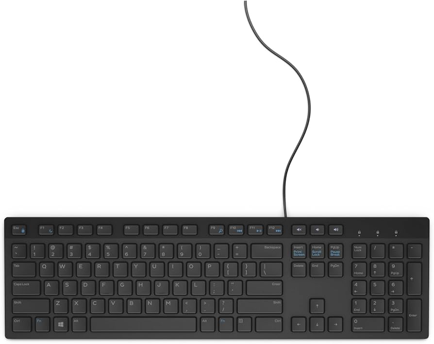 Buy Dell KB216 Wired USB Full-Size Spill-Resistant Keyboard - Black in Dubai | Best Price at Server Zone UAE
