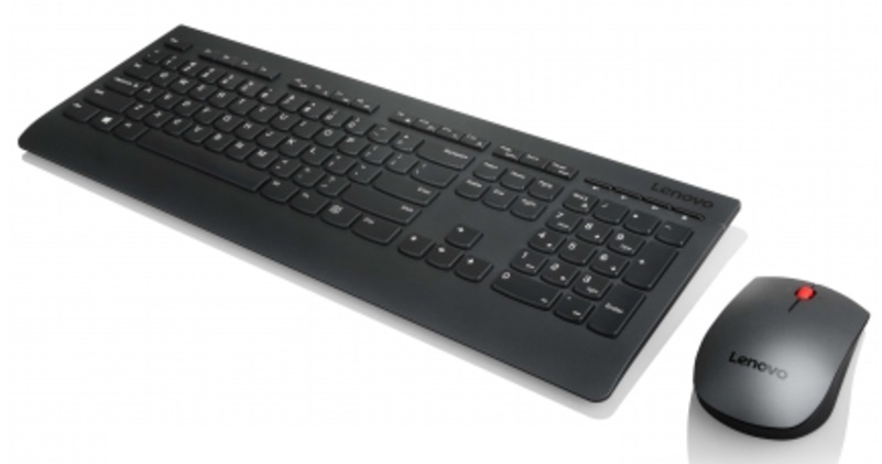 Buy Lenovo thinkplus KM125 Pro Wireless Keyboard and Mouse Combo, 2.4GHz USB Receiver in Dubai | Best Price at Server Zone UAE