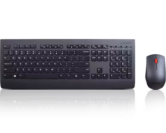 Lenovo thinkplus KM125 Pro Wireless Keyboard and Mouse Combo, 2.4GHz USB Receiver Gallery View 3 KM125 Pro