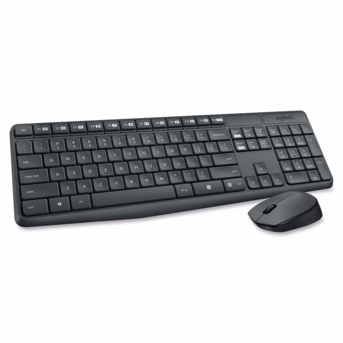 Logitech MK235 Wireless Keyboard and Mouse Combo - Durable and Reliable Gallery View 3