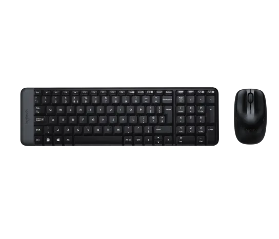 Buy Logitech MK220 Compact Wireless Keyboard and Optical Mouse Combo - Black in Dubai | Best Price at Server Zone UAE