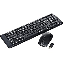 Logitech MK220 Compact Wireless Keyboard and Optical Mouse Combo - Black Gallery View 2 MK220