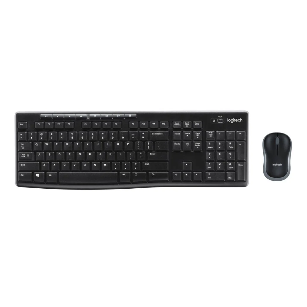 Logitech MK220 Compact Wireless Keyboard and Optical Mouse Combo - Black Gallery View 4 MK220