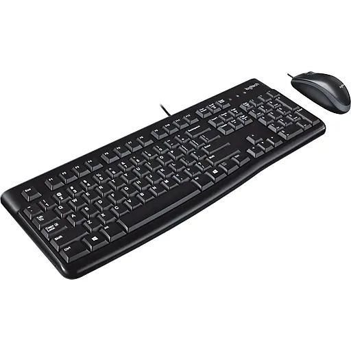 Logitech MK120 Wired USB Keyboard and Mouse Combo for PC Gallery View 3 MK120